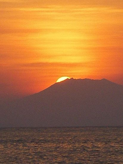 Sunset am Lovina Beach