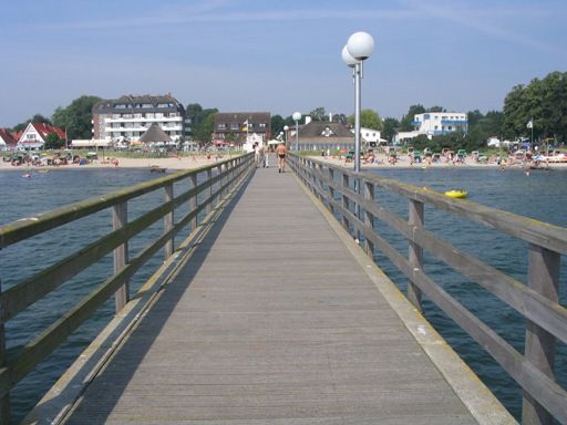 auf dem Steg