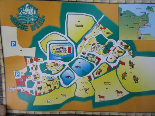 Plan des Zoos