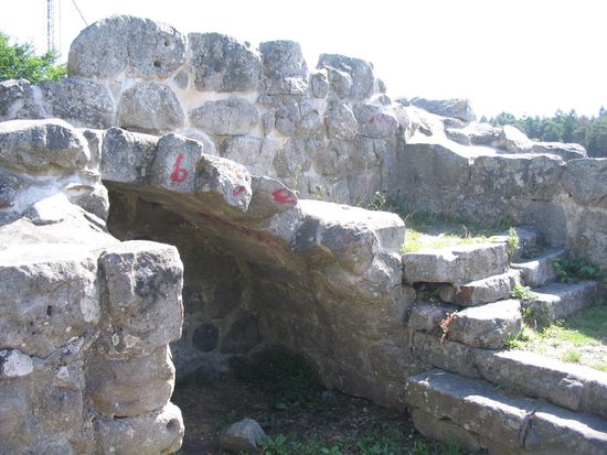 Ruine Ahus Hafen