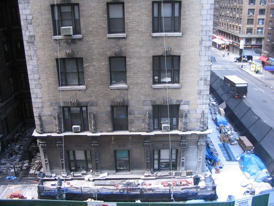 Blick aus unserem Hotel