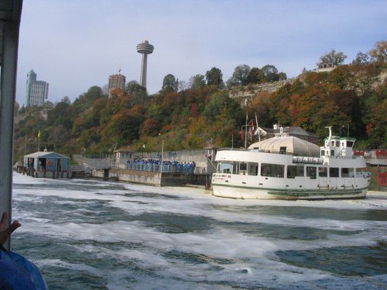im Hintergrund der Skylon Tower