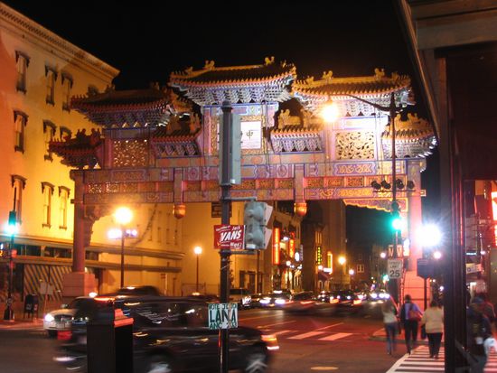 China Town in Washington nahe unseres Hotels