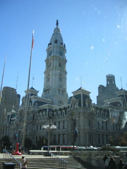 Rathaus in der Mitte der Stadt