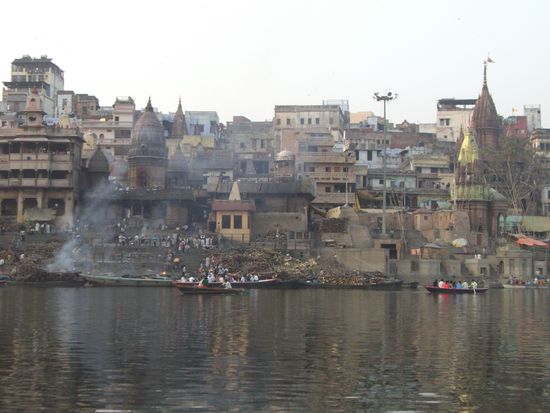 Eindrücke der Ghats von Varanasi - einem Verbrennungsplatz