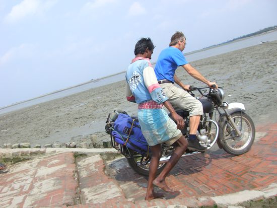 Hier kann Günter seine Trial-Erfahrung einbringen.