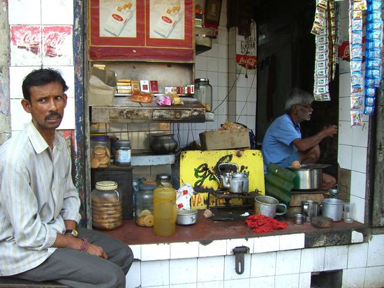 eine Chai-Küche, nochmals genau schauen, was kommt in den Chai und dann zu Hause ausprobieren