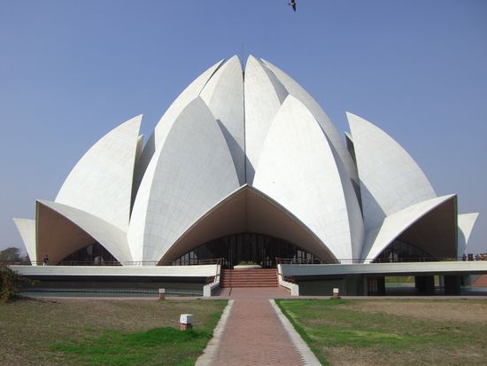 Lotus Tempel (Haus der Andacht) der Bahai Religion