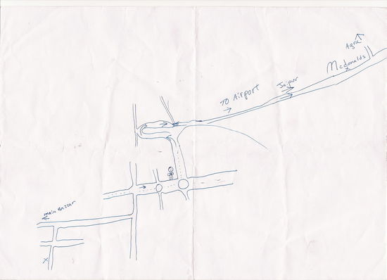 Die Wegbeschreibung von Balu hat uns leider nichts gebracht. Schon nach der 2. Kreuzung haben wir uns nicht mehr ausgekannt. Hat Balu links oder rechts gesagt - sch.....!!