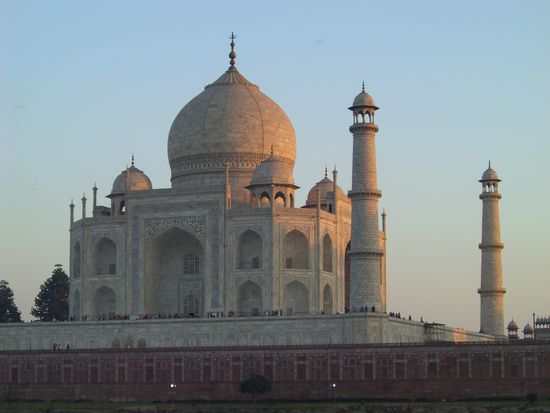 Taj Mahal bei Abendstimmung