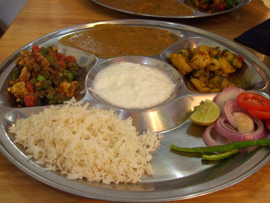Thali veg. super super lecker