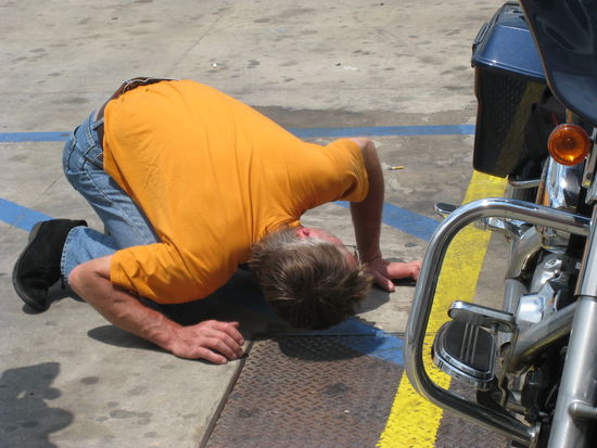 Ist mir ja schon fast abgegangen - aber keine Angst - es ist nichts kaputt.