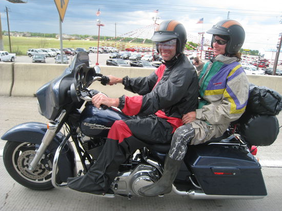 ..... und uns war unter dem Regengewand SUPERWARM !!! 