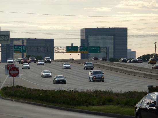 Einen Vorteil hat´s, man muss am nächsten Tag nicht viel suchen um wieder auf der Interstate zu sein.