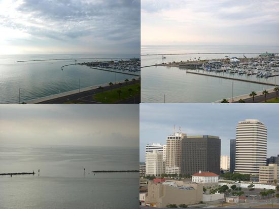 "Sonnenaufgang" um 7.50 Uhr in Corpus Christi und da es kein Frühstück gibt, waren wir um 8.15 Uhr schon unterwegs nach Austin