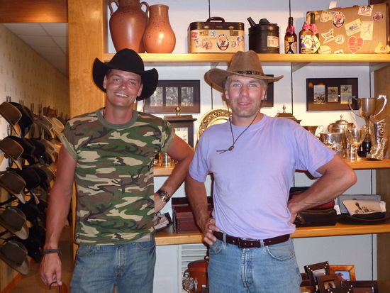 So sehen Cowboys in Texas aus !! 