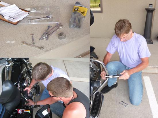  Ein Schraubensatz muss her, denn in Österreich gibt es ja einen Zoll-Werkzeug-Satz bestimmt nicht so leicht, und wenn, ist er sicher sehr teuer !!