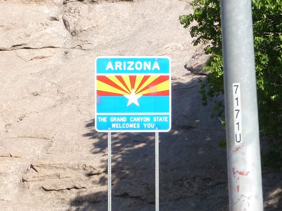 3, 2, 1 - wir sind in ARIZONA - und nur mehr Stunden von der Lasterhöhle LAS VEGAS entfernt !!