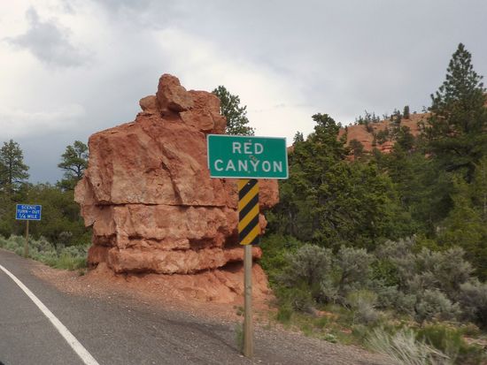 vorbei beim Red Canyon