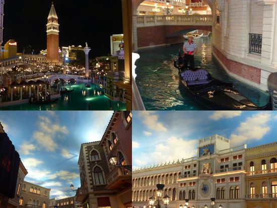 Venedig oder Paris - egal, in Las Vegas finden wir beides.