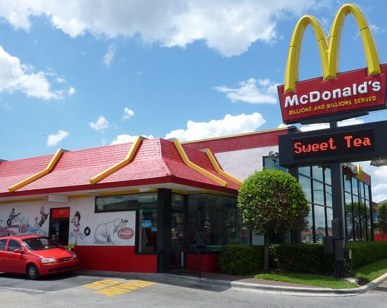 Der 1. von den vielen Mc Donald´s, die wir aufgesucht haben !!