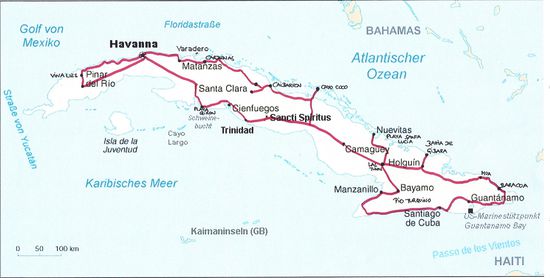 Grösser hätte die Insel nicht sein dürfen !!  - ca. 3.100 km in 24 Tagen - aber wir können die Route - falls nötig - um einiges kürzen.