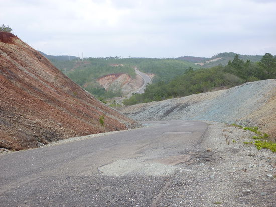 Die Straße nach Moa war wirklich schlecht !!