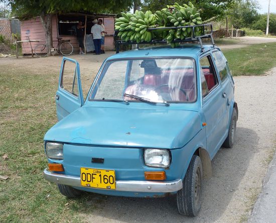 Ein Bananentransporter !