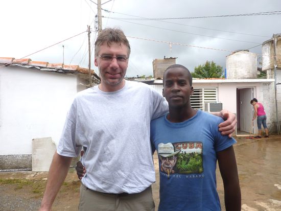 Unser erster Jinetero  - Nach drei Wochen Cuba hatte Günter fast die selbe Hautfarbe