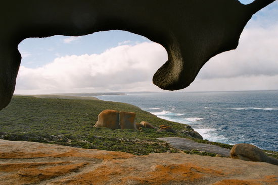 Ausblick von den Remarkable Rocks