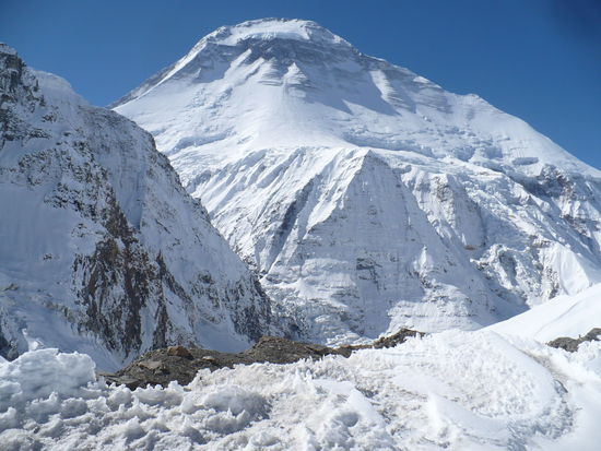 Die Nordwand des Daulaghiri vom French Col