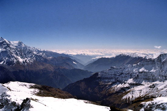Blick über das Kali-Gandaki-Tal