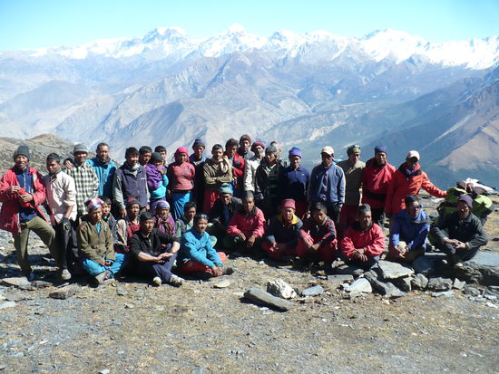 Die Begleitmannschaft
