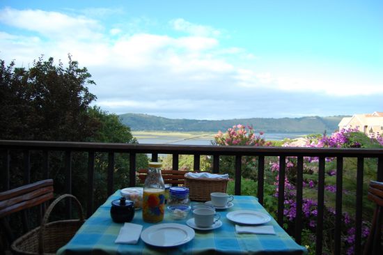 Unsere Cottage-Terrasse