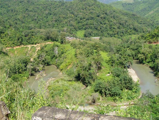 Landschaft entlang der N13