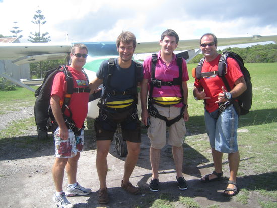 Skydiving - Vor dem Start
