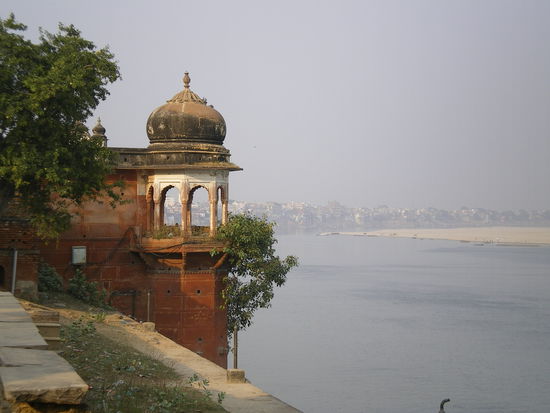 varanasi, blick auf den ganges