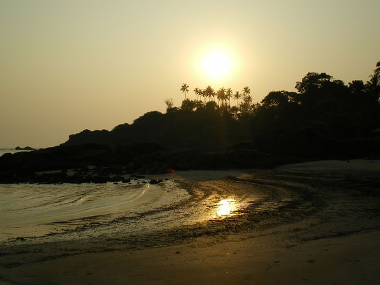 abends an meinem strand