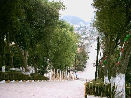 Blick vom Cerro ( Huegel) der Guadalupe