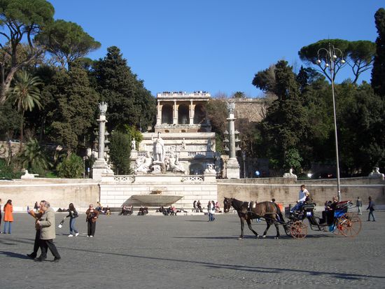 Blick in Richtung Pincio