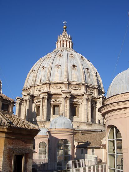 die Kuppel aus der Naehe