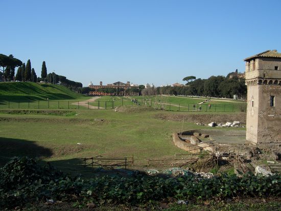 Circus Maximus, hier fanden die grossen Wagenrennen statt.