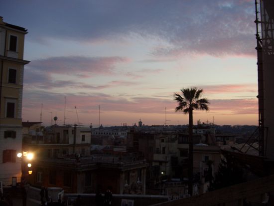 Blick von der Trinta dei Monte