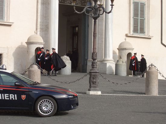 Wachwechsel am Quirinalspalast