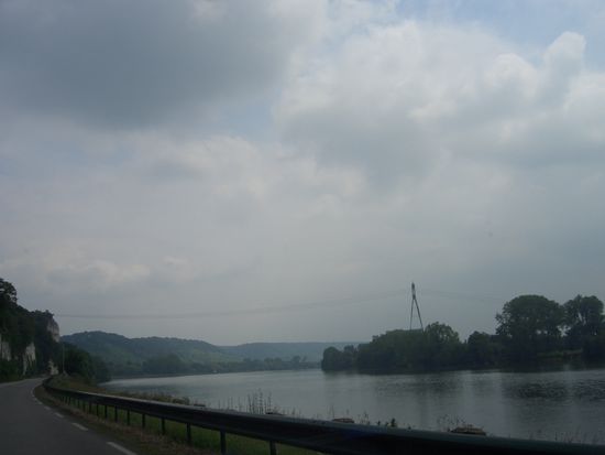 Die Seine kurz vor Rouen