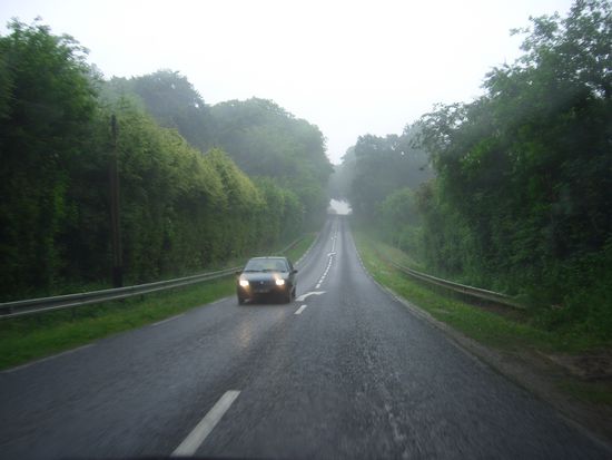 oh ein Auto! ich glaub das erste seit einer halben Stunde