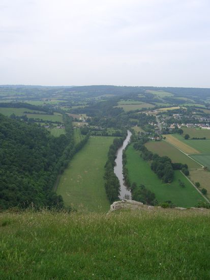 da ging es ziemlich steil runter