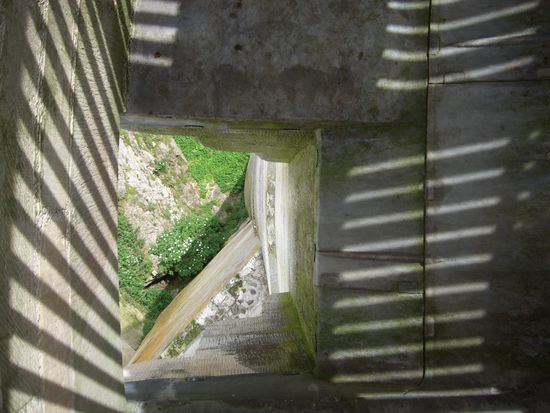 Circa 30 Meter frei nach unten