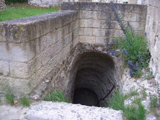 Die Treppe zu der privaten Speisekammer des Koenigs, bzw fuer hohe Gaeste