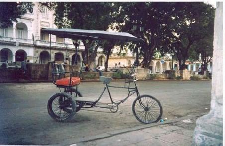 Fahrradtaxi in Banamo